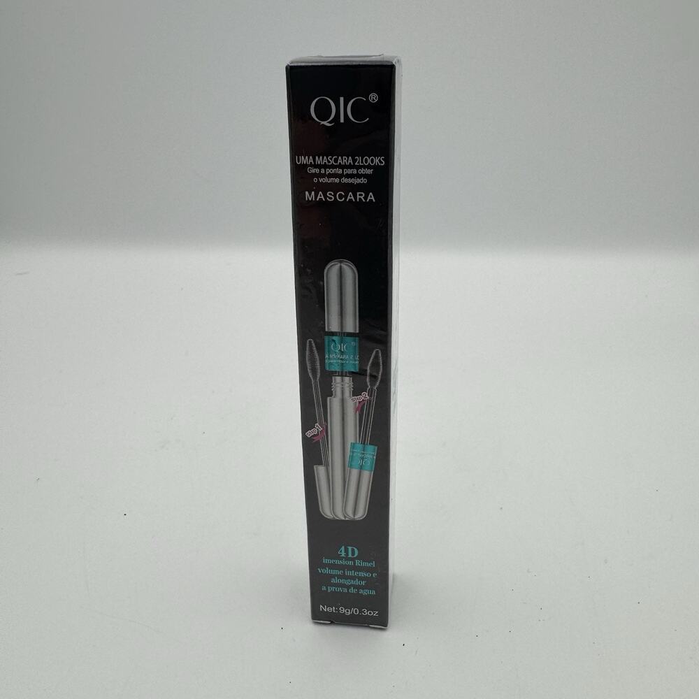 QIC 4D 2-in-1 Intense Volume Mascara in BLACK Exp 02/2027